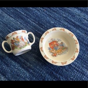 Bunnykins Royal Doulton 2 piece